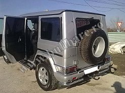 Grla inox protectie stopuri Meredes G-Class Bullbar inox Mercedes G-Class, praguri inox Mercedes G-Class, praguri aluminiu Mercedes G-Class, scut metalic motor Mercedes G-Class, carlig tractare Mercedes...